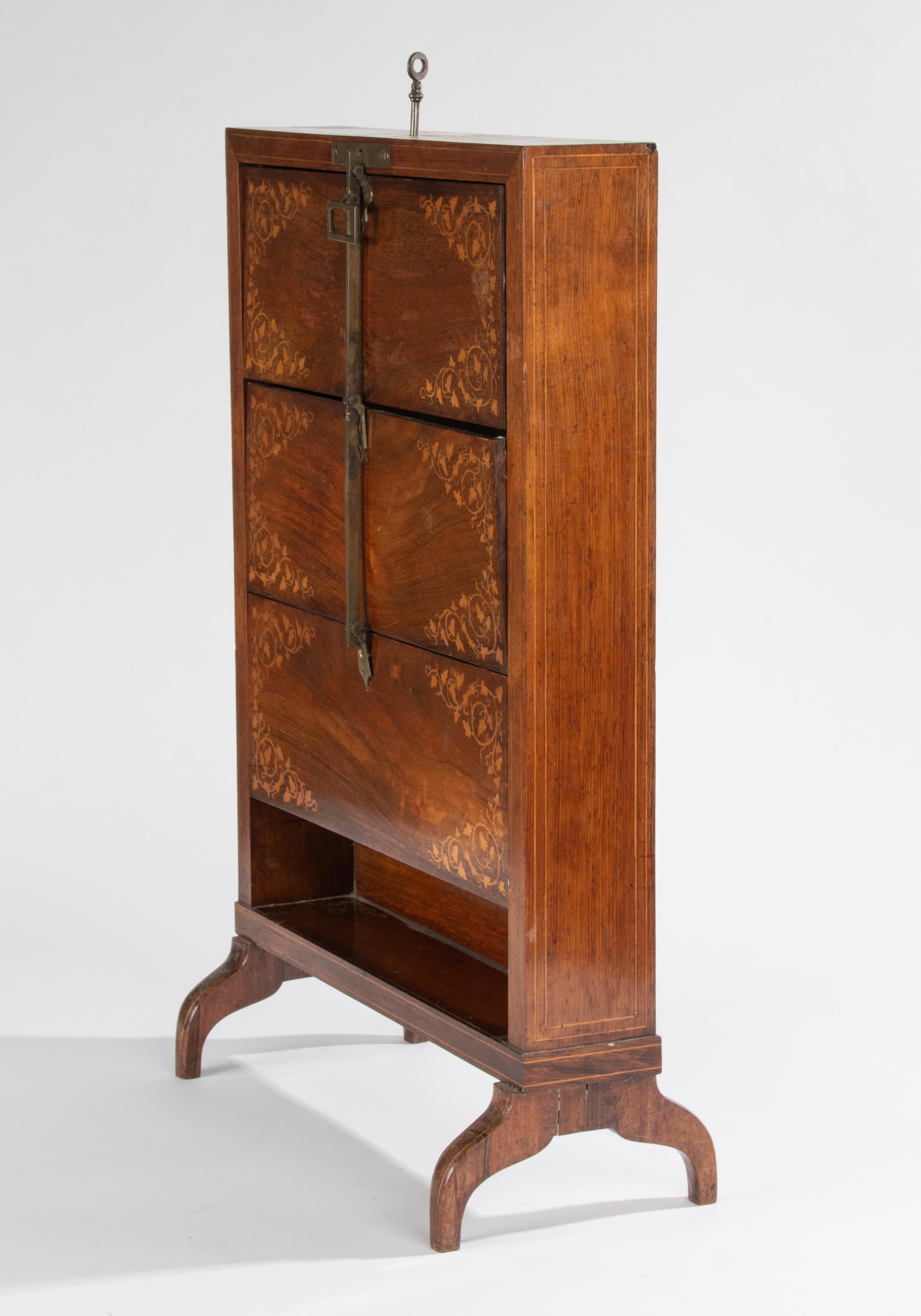 Late 19th Century Charles X Style Letter Storage Desk Cabinet For Sale 10
