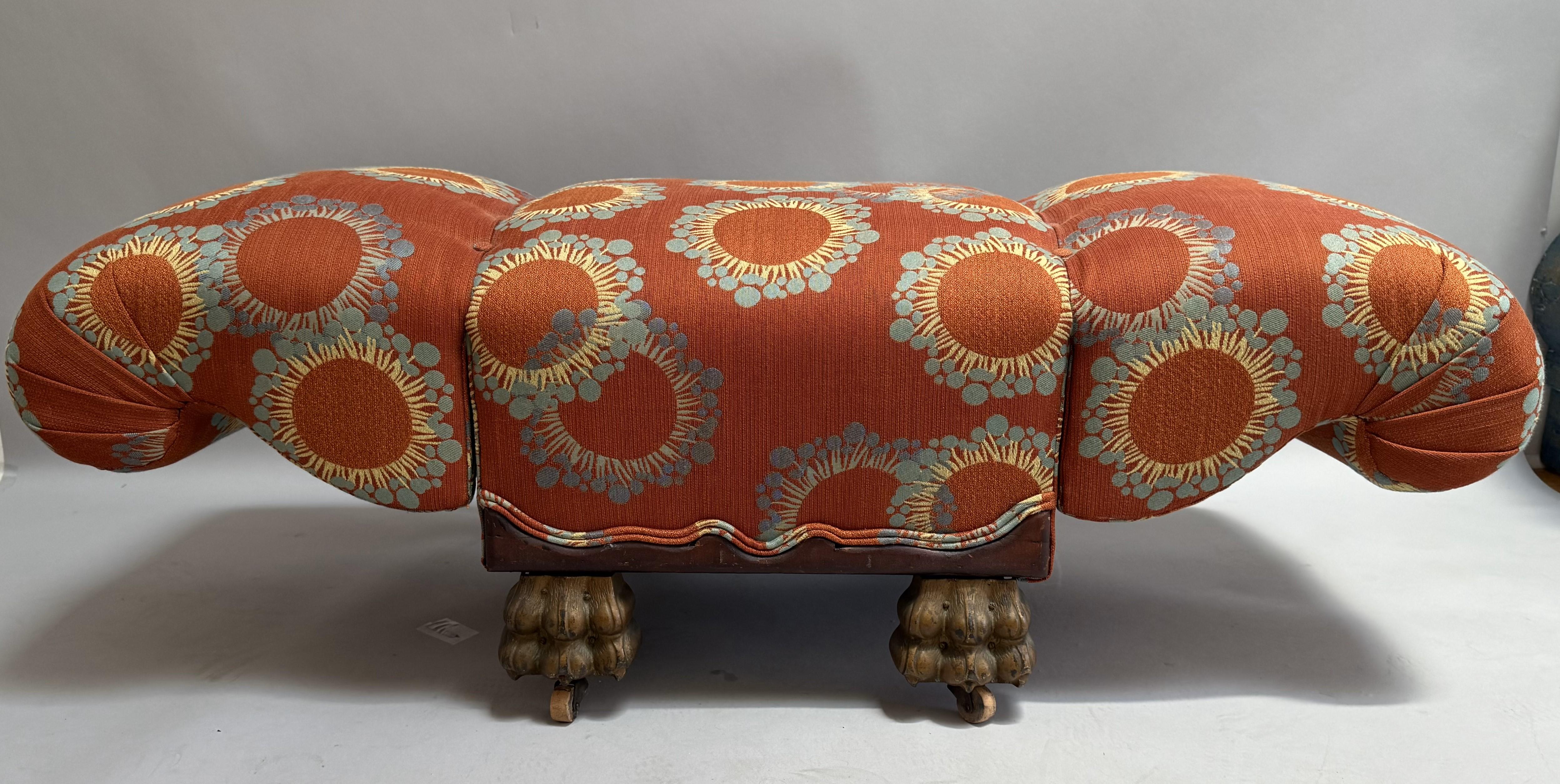 Chaise longue d'enfant à accoudoirs en volute de la fin du 19e siècle en vente 4