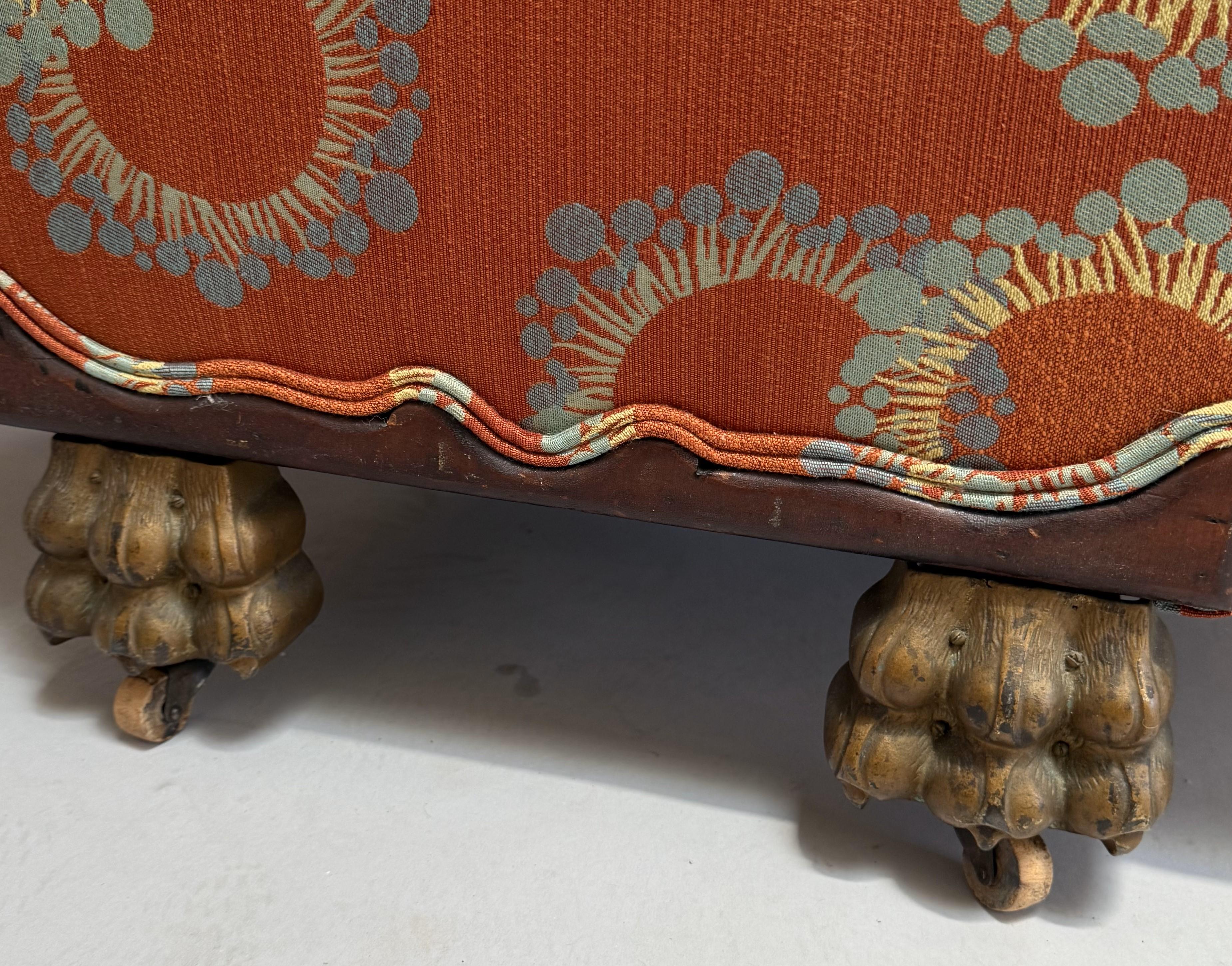 Chaise longue d'enfant à accoudoirs en volute de la fin du 19e siècle en vente 5