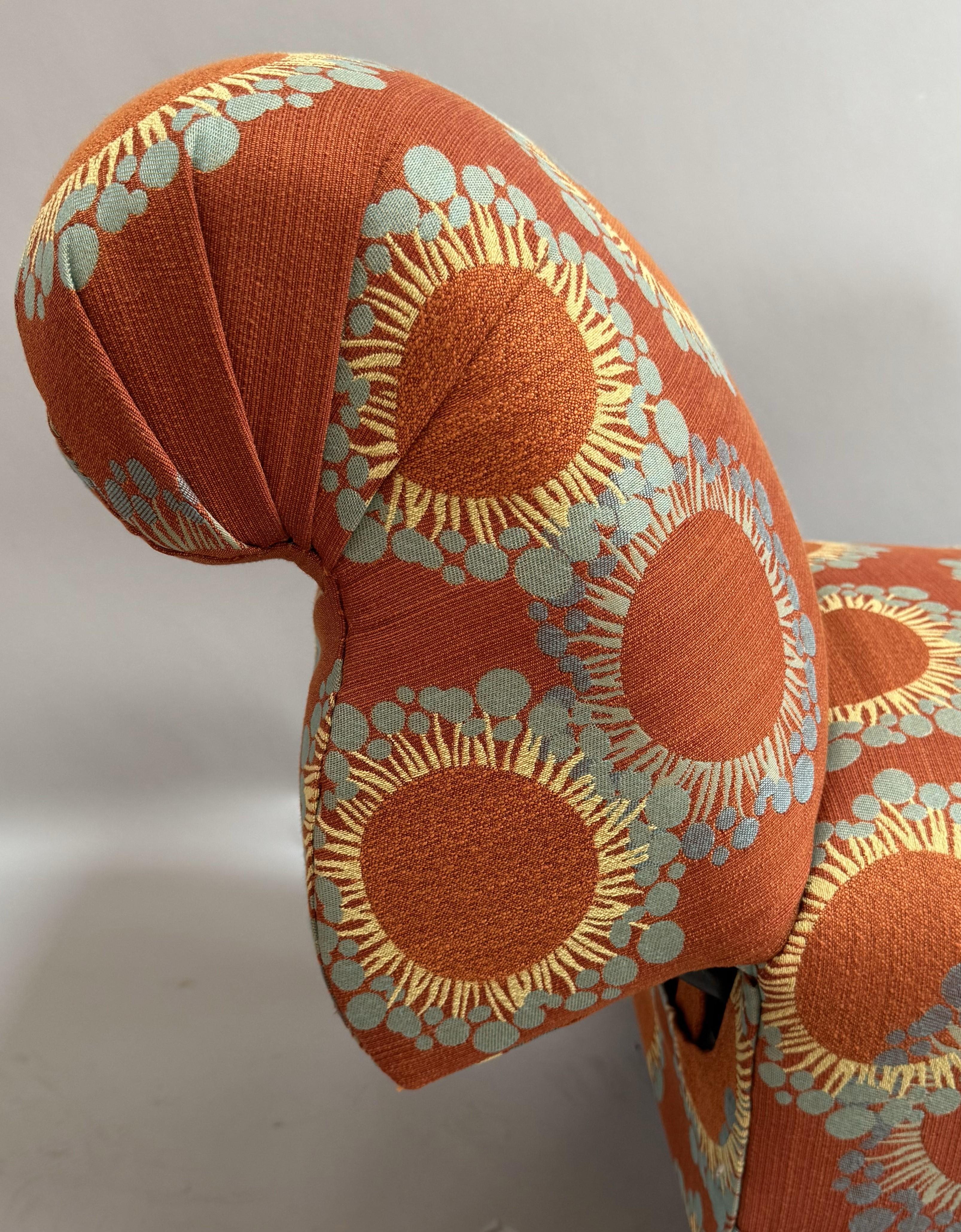 Chaise longue d'enfant à accoudoirs en volute de la fin du 19e siècle en vente 1