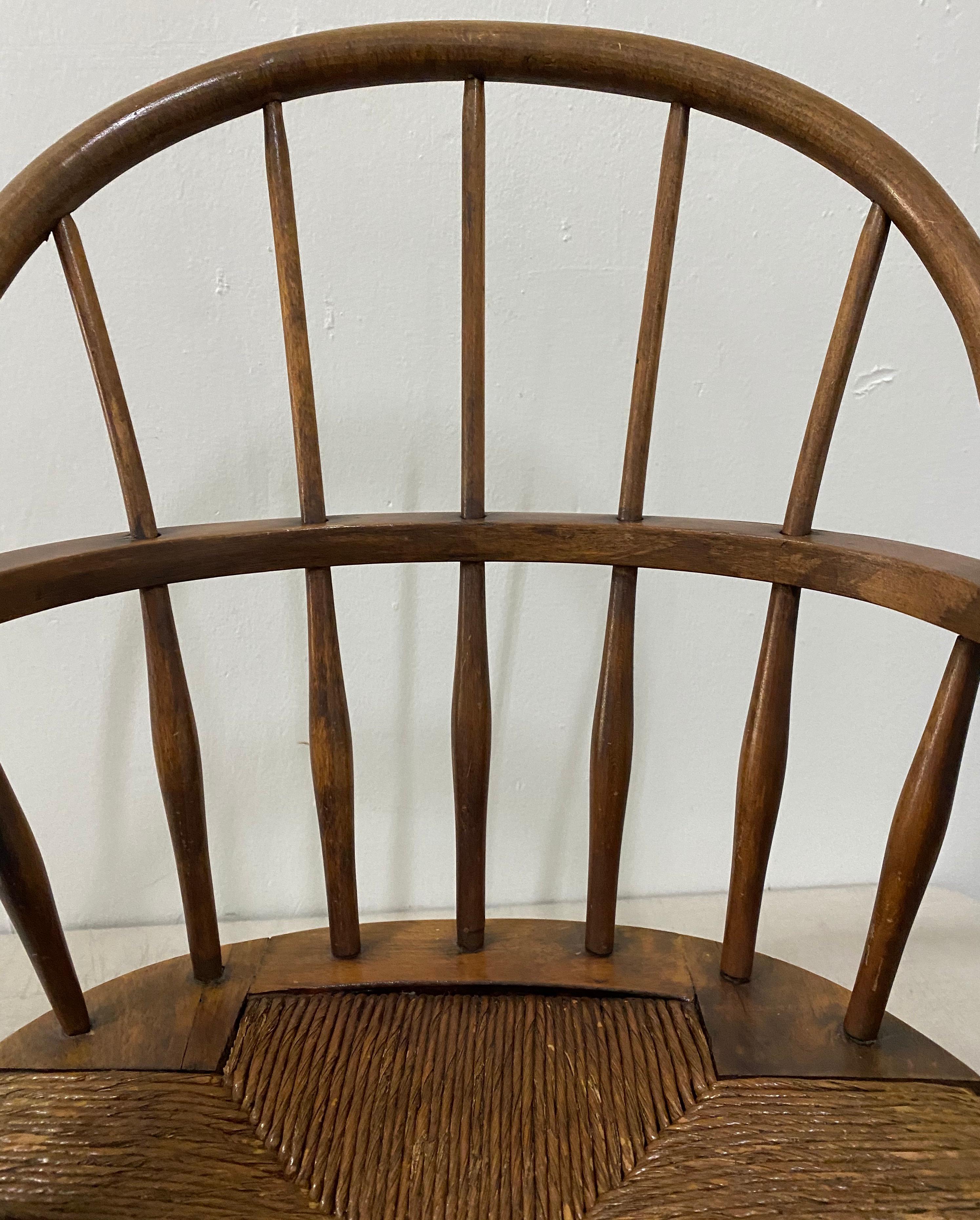 antique windsor rocking chair