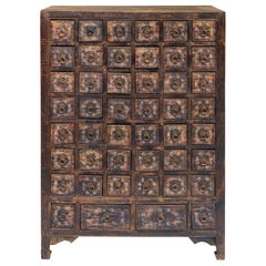 Late 19th Century Chinese Apothecary Cabinet