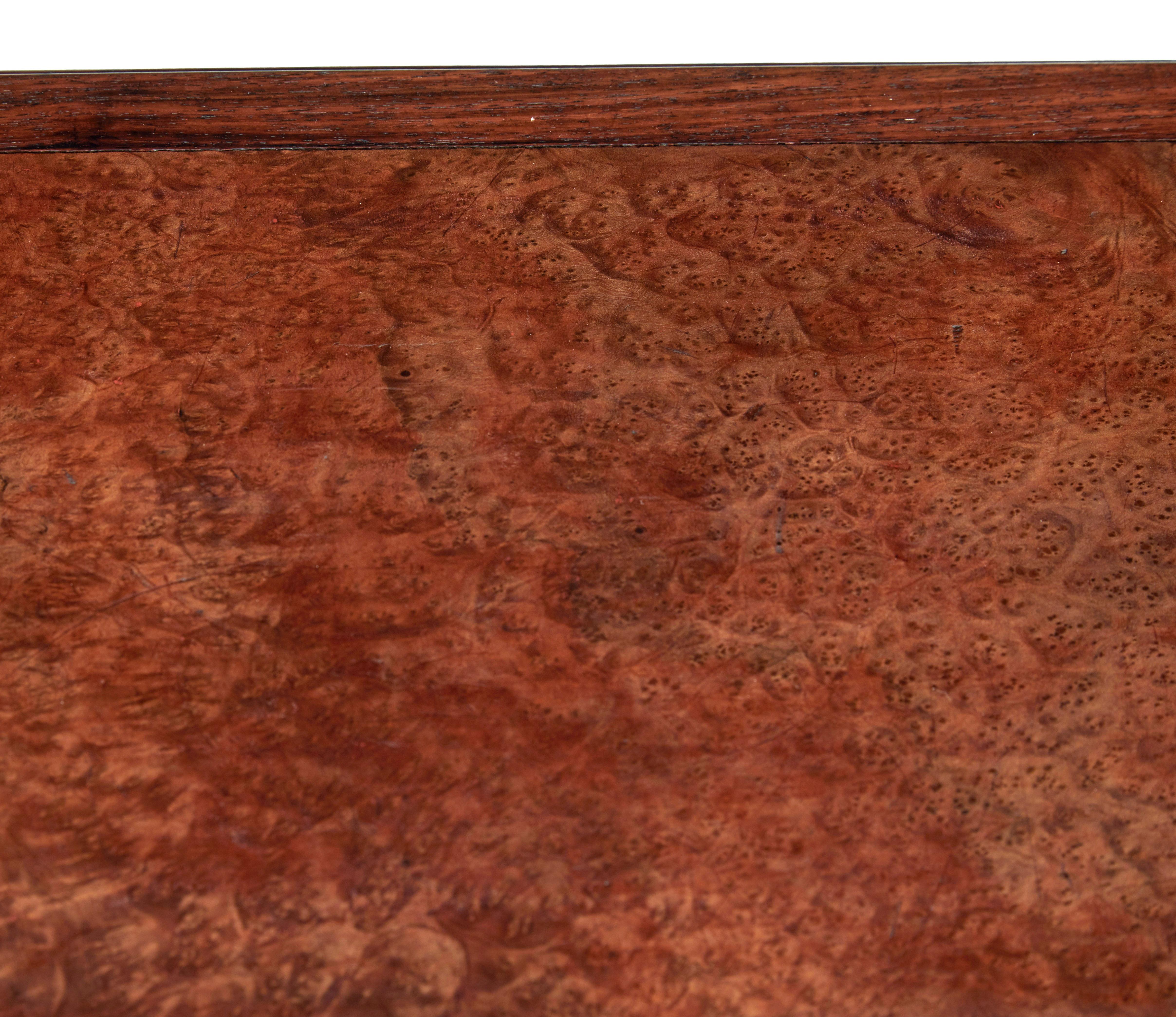 Hardwood Late 19th Century Chinese Burr Occasional Table