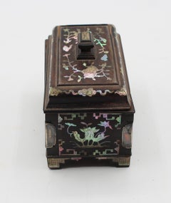 Scatola Chippendale cinese della fine del XIX secolo