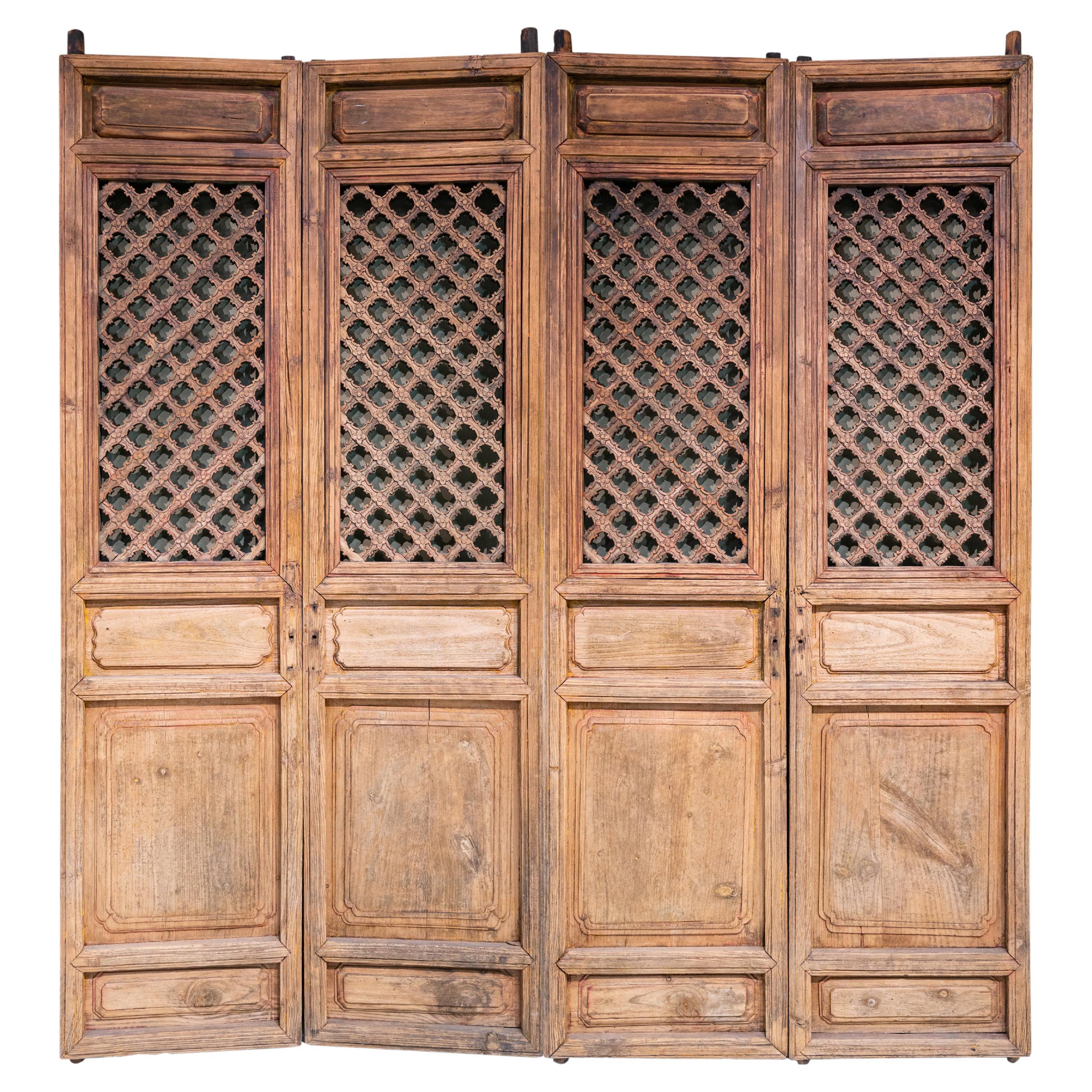 Late 19th Century Chinese Door Panels
