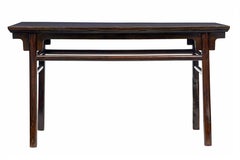 Late 19th Century Chinese Elm Console Table