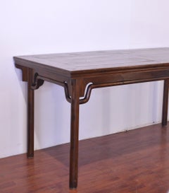 Table en orme laqué de la fin du 19e siècle de Chine