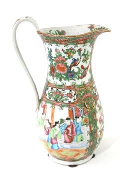 Late 19th Century Chinese Export Rose Medallion Pitcher