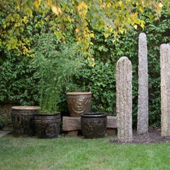 Large Chinese Floral Relief Jar, c. 1900
