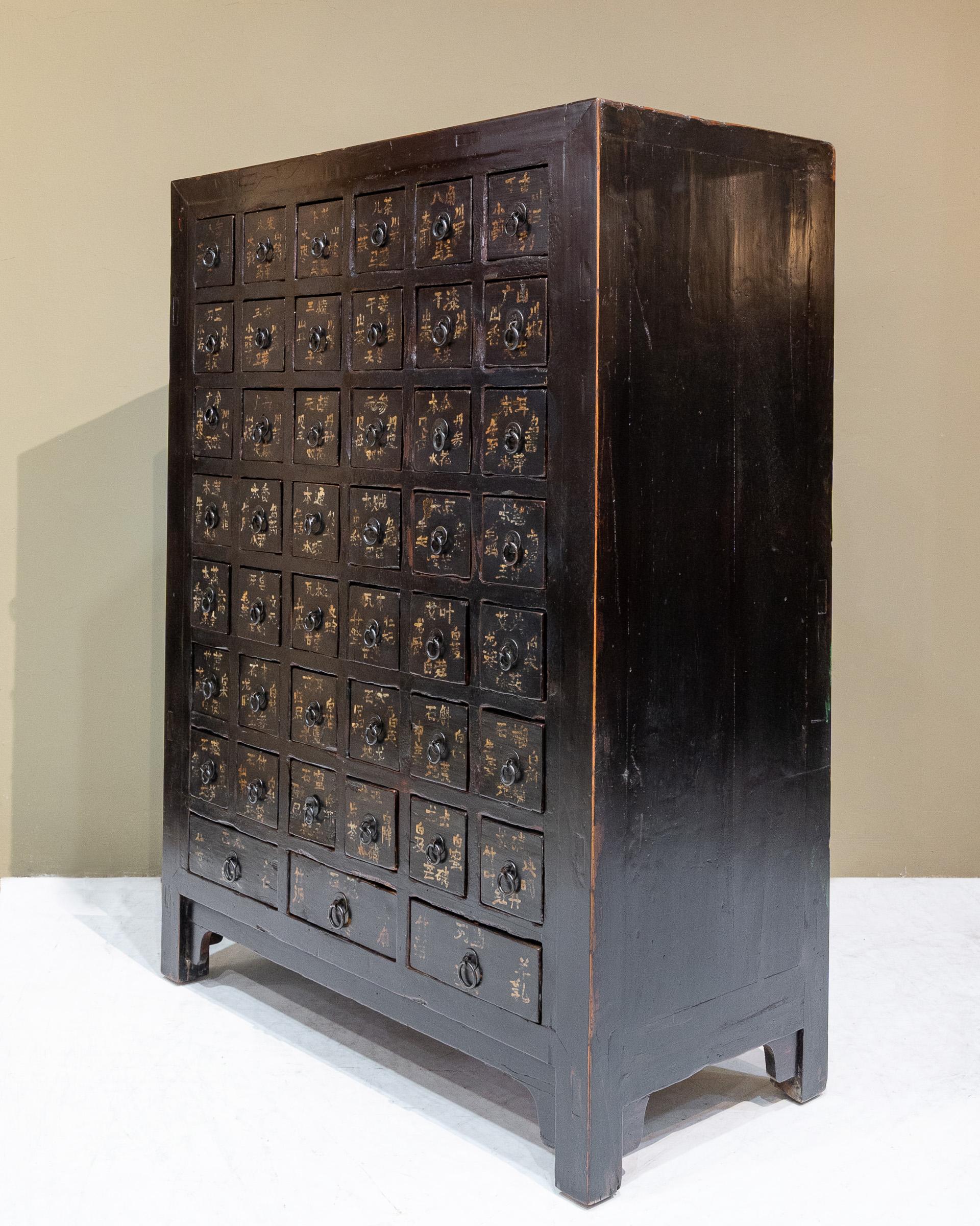 Late 19th Century Chinese Medicine Cabinet In Good Condition In Singapore, SG