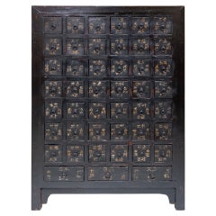 Chinesischer Medizinschrank aus dem späten 19.