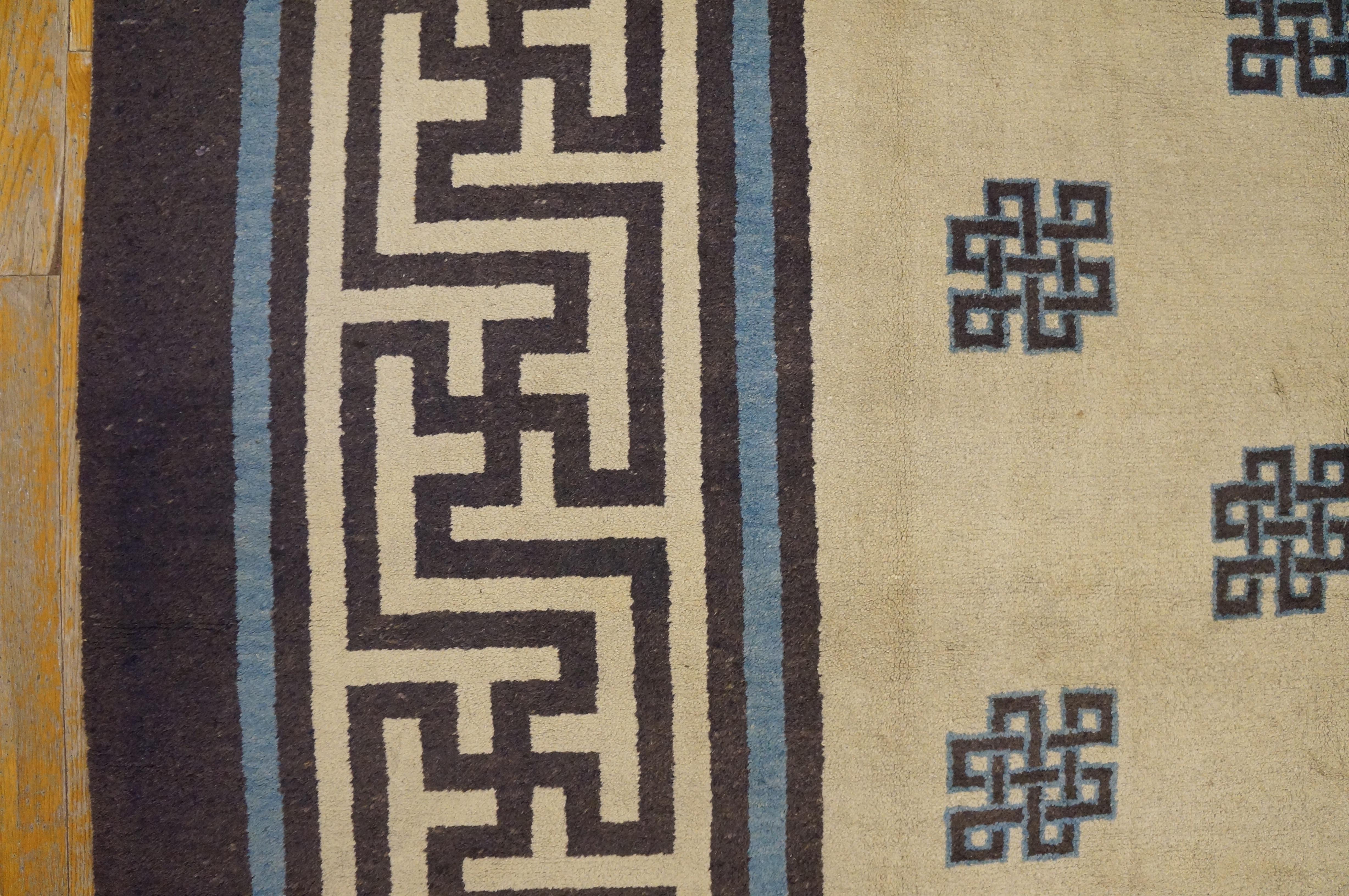 Late 19th Century Chinese Mongolian Carpet  ( 11'6