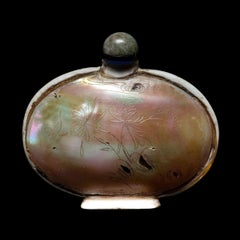 Late 19th Century Chinese Mother of Pearl Snuff Bottles