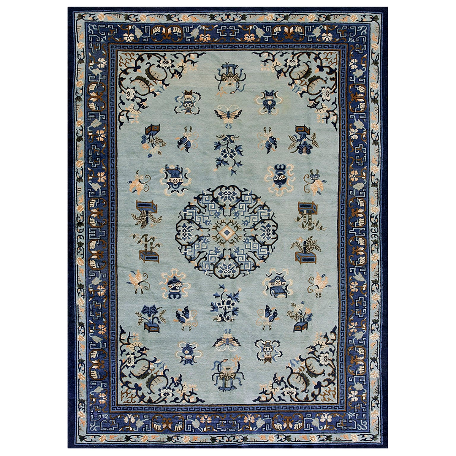 Tapis chinois de Pékin de la fin du XIXe siècle ('' x 8''6 - 183 x 260)
