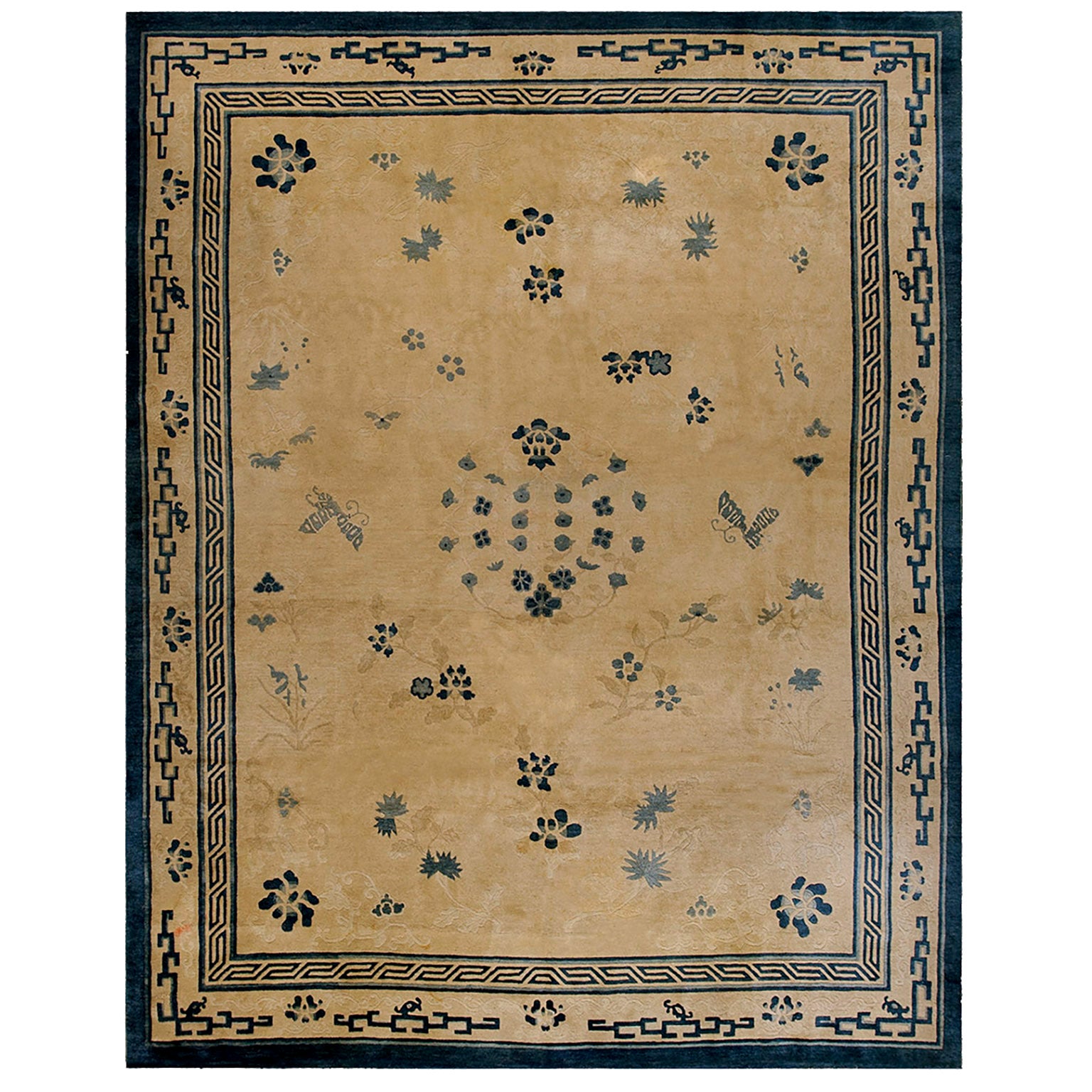 Tappeto cinese di fine Ottocento ( 8'4" x 10'2" - 255 x 310 ) in vendita