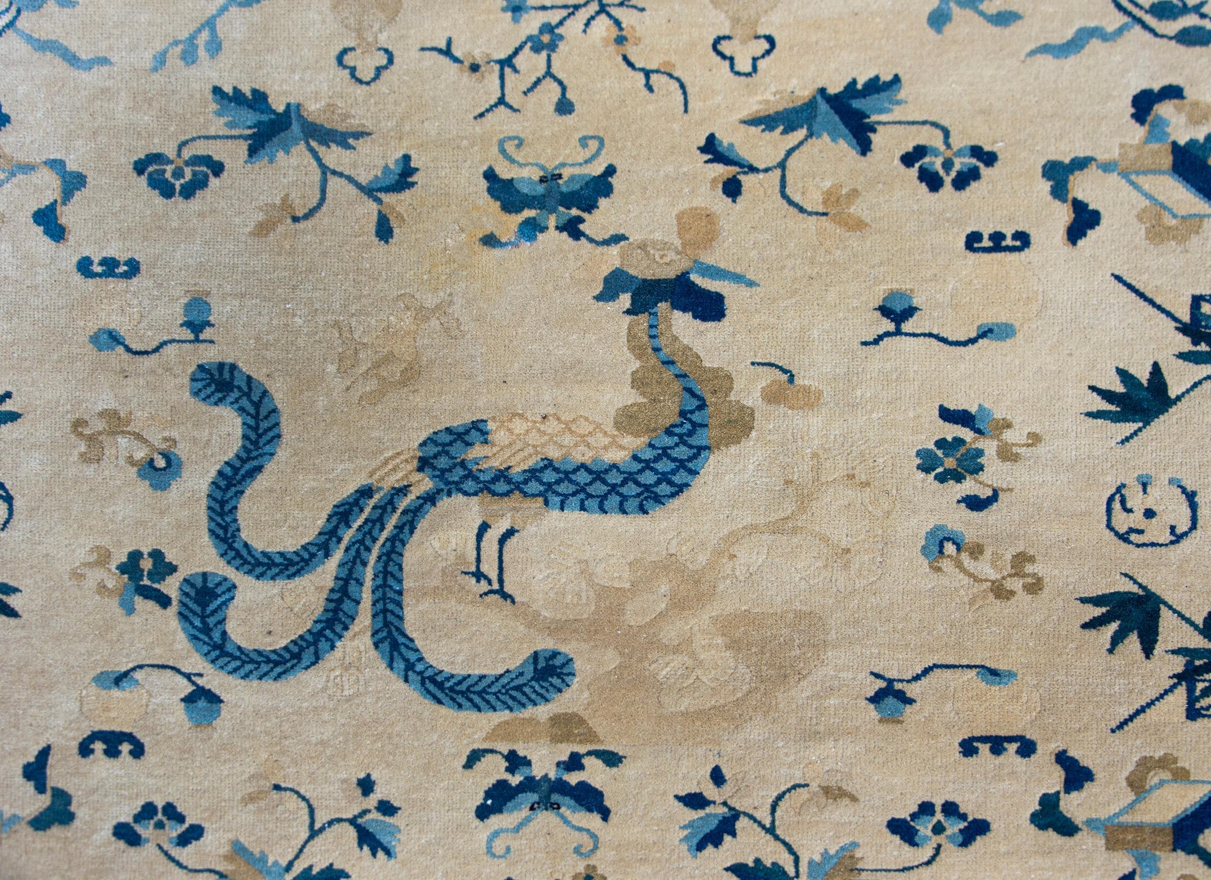 Late 19th Century Chinese Peking Rug For Sale 7