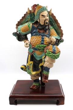 Late 19th Century Chinese Roof Tile Figure