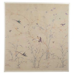 Antique Late 19th Century Chinese Silk Embroidery