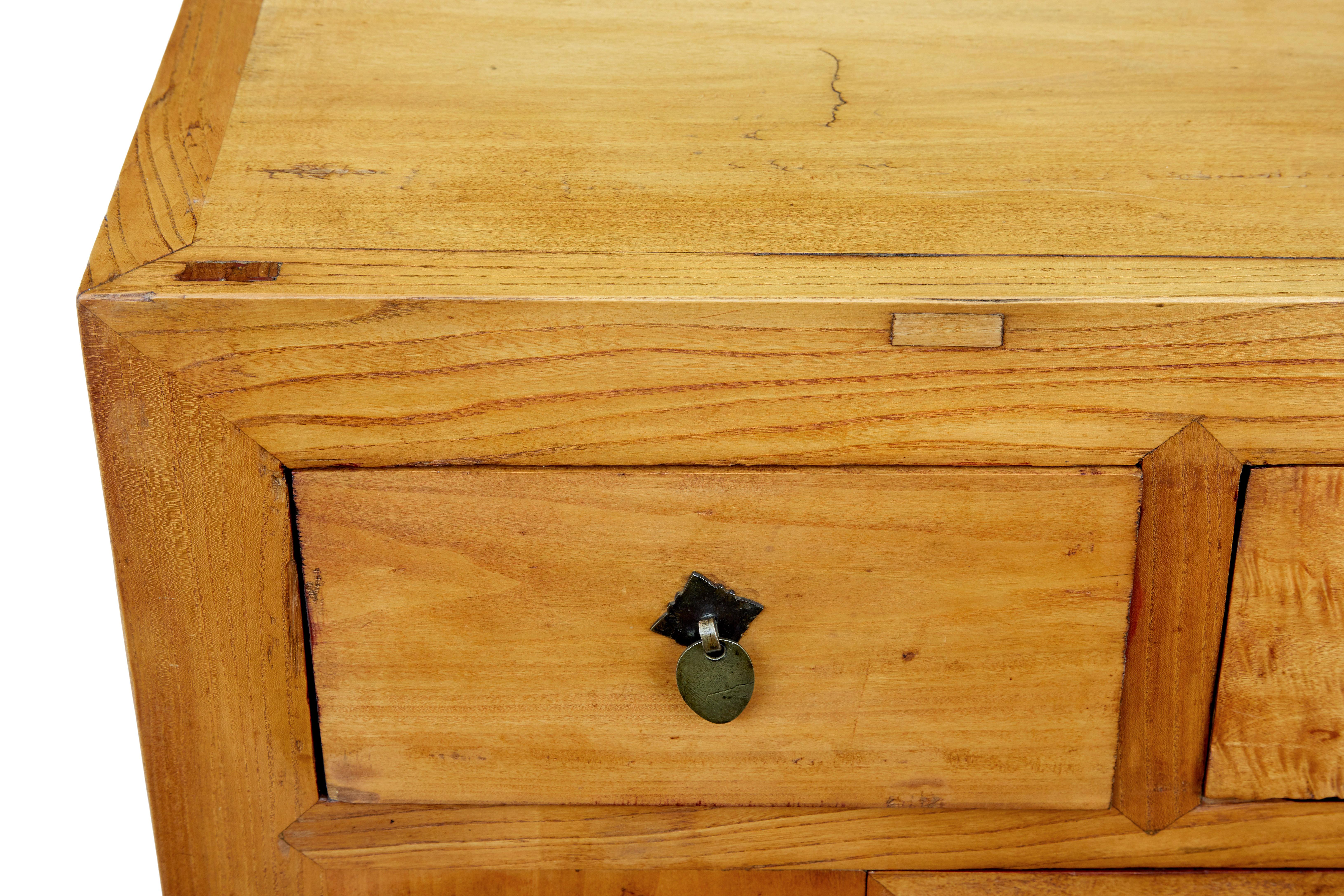 Hand-Crafted Late 19th century Chinese small sideboard For Sale