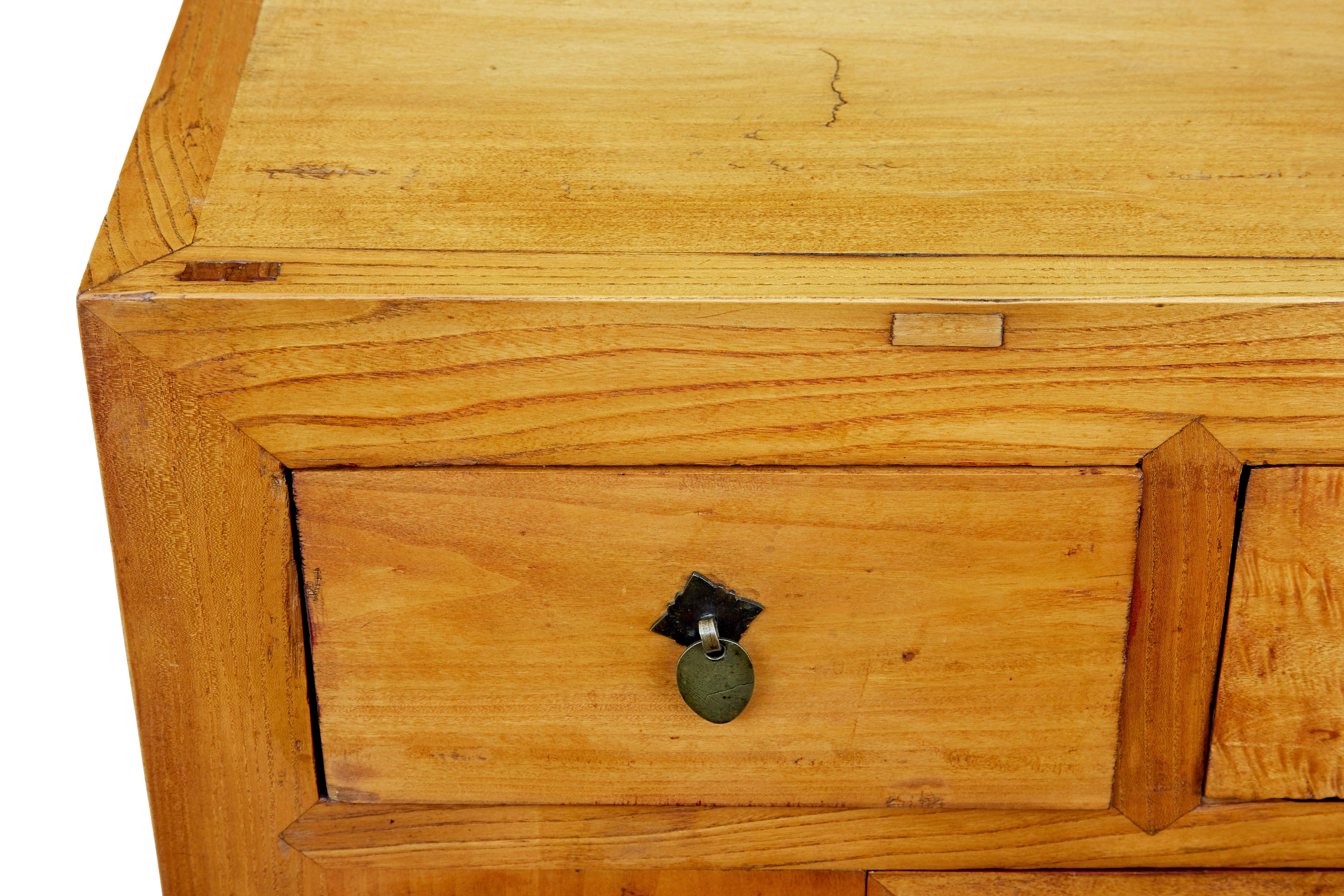 Hand-Carved Late 19th century Chinese small sideboard For Sale