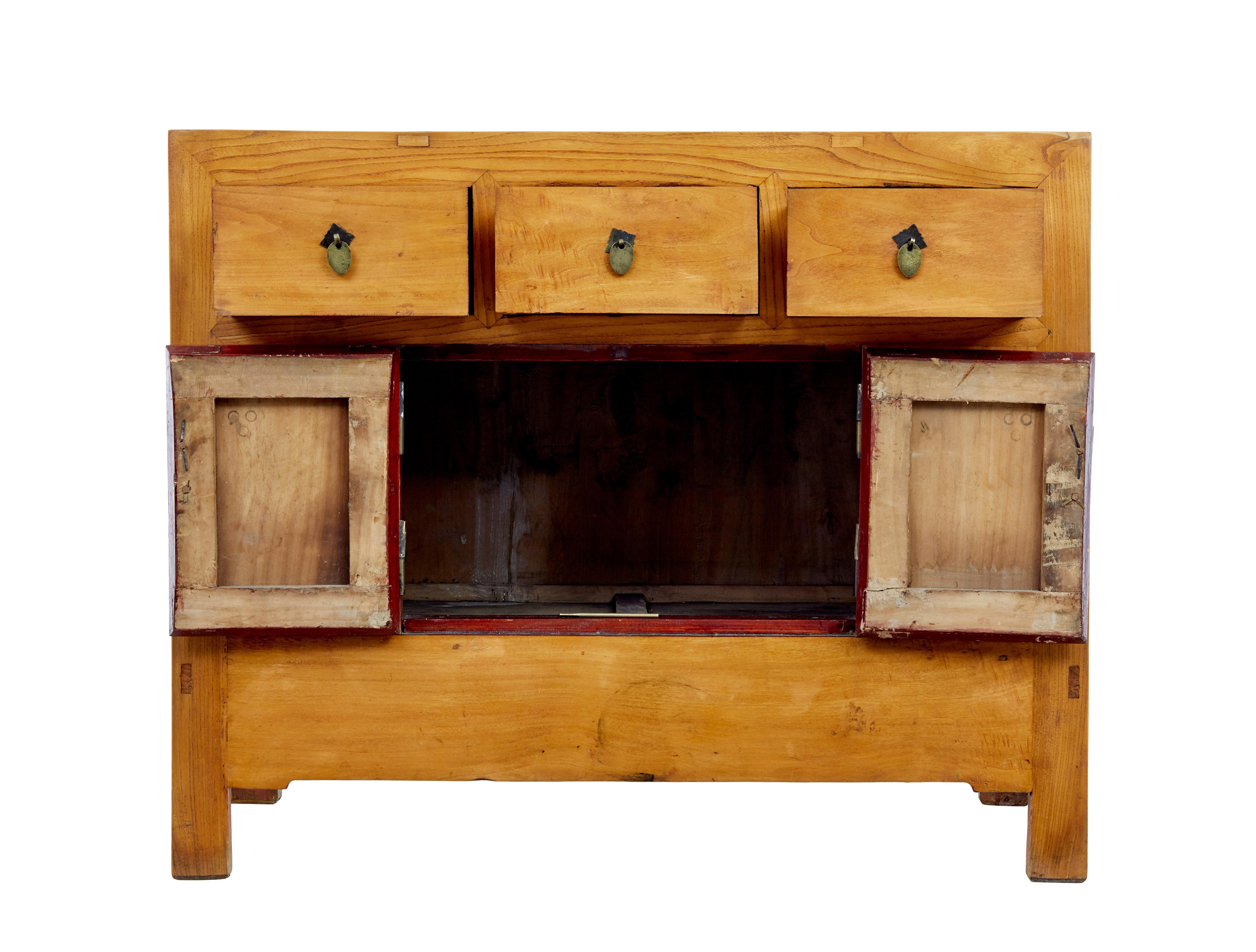 19th Century Late 19th century Chinese small sideboard For Sale