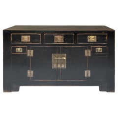 Antique Late 19th Century Chinese Tianjin Sideboard