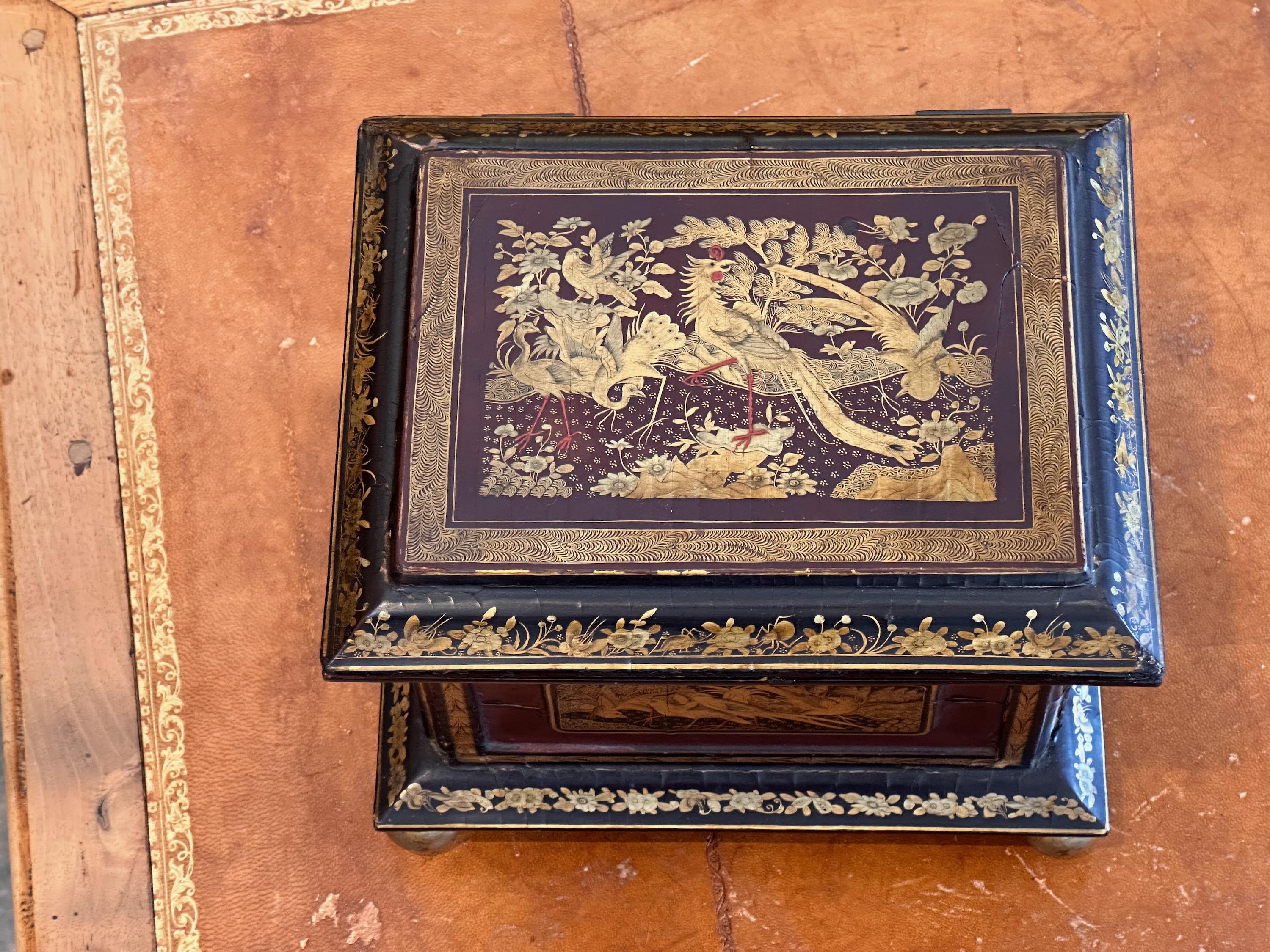 Chinese Late 19th Century Chinoiserie Box