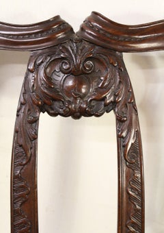 Late 19th Century Chippendale Design Mahogany Settee Bench
