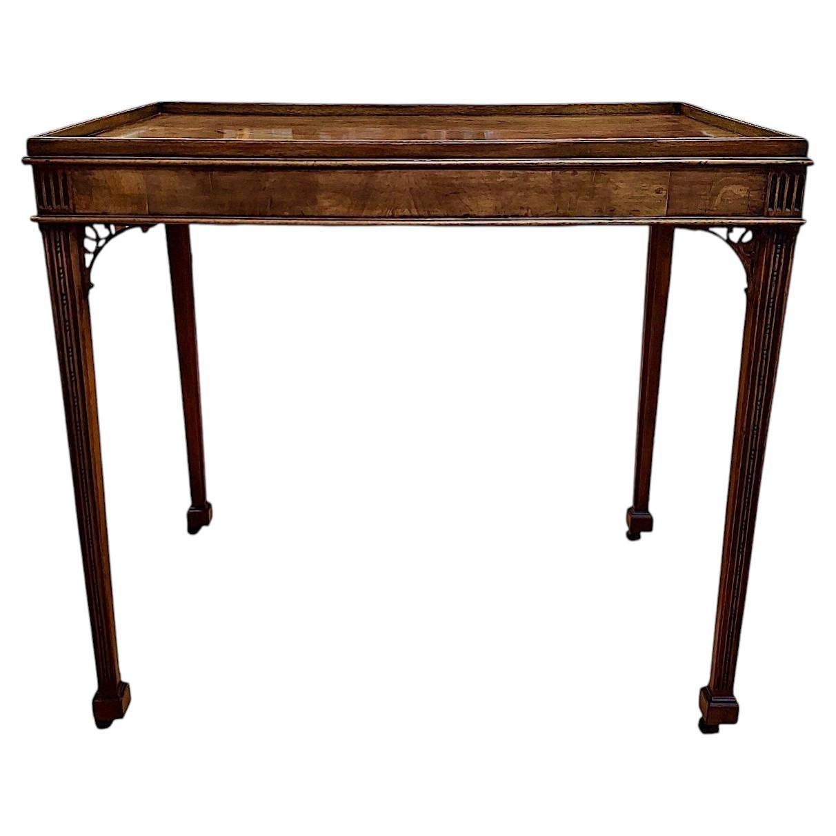 Late 19th-century Chippendale-style Tea Table