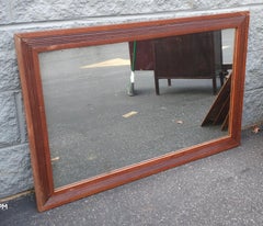 Late 19th Century Classical Mahogany Frame Wall Mirror
