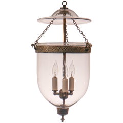 Late 19th Century Clear Glass Bell Jar Lantern