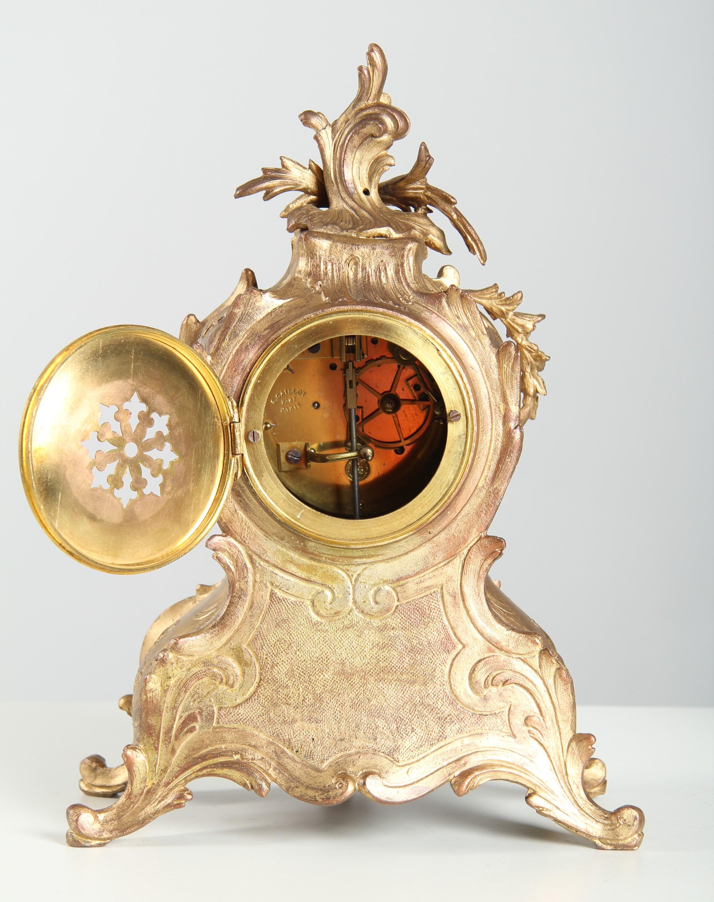 Late 19th Century Cloisonne Mantel Clock, circa 1870-1890 For Sale 3
