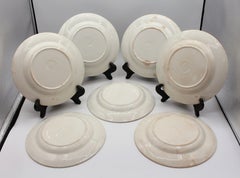 Late 19th Century Collection of 7 Clementson Brothers Ironstone Plates