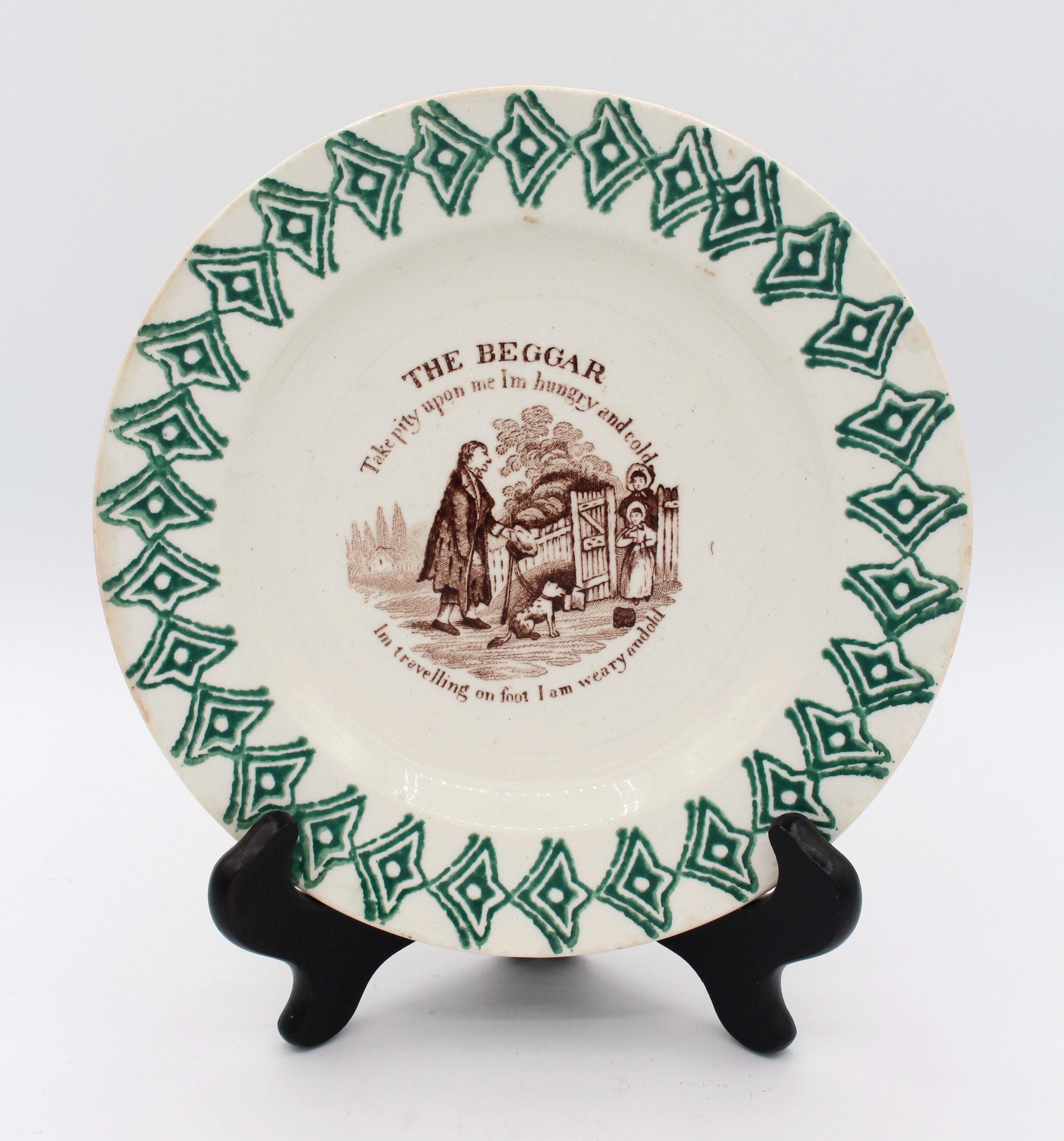English Late 19th Century Collection of 7 Clementson Brothers Ironstone Plates For Sale