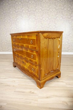 Early 20th Century Dresser, Wood Veneer, Cartouche Marquetry, Europe