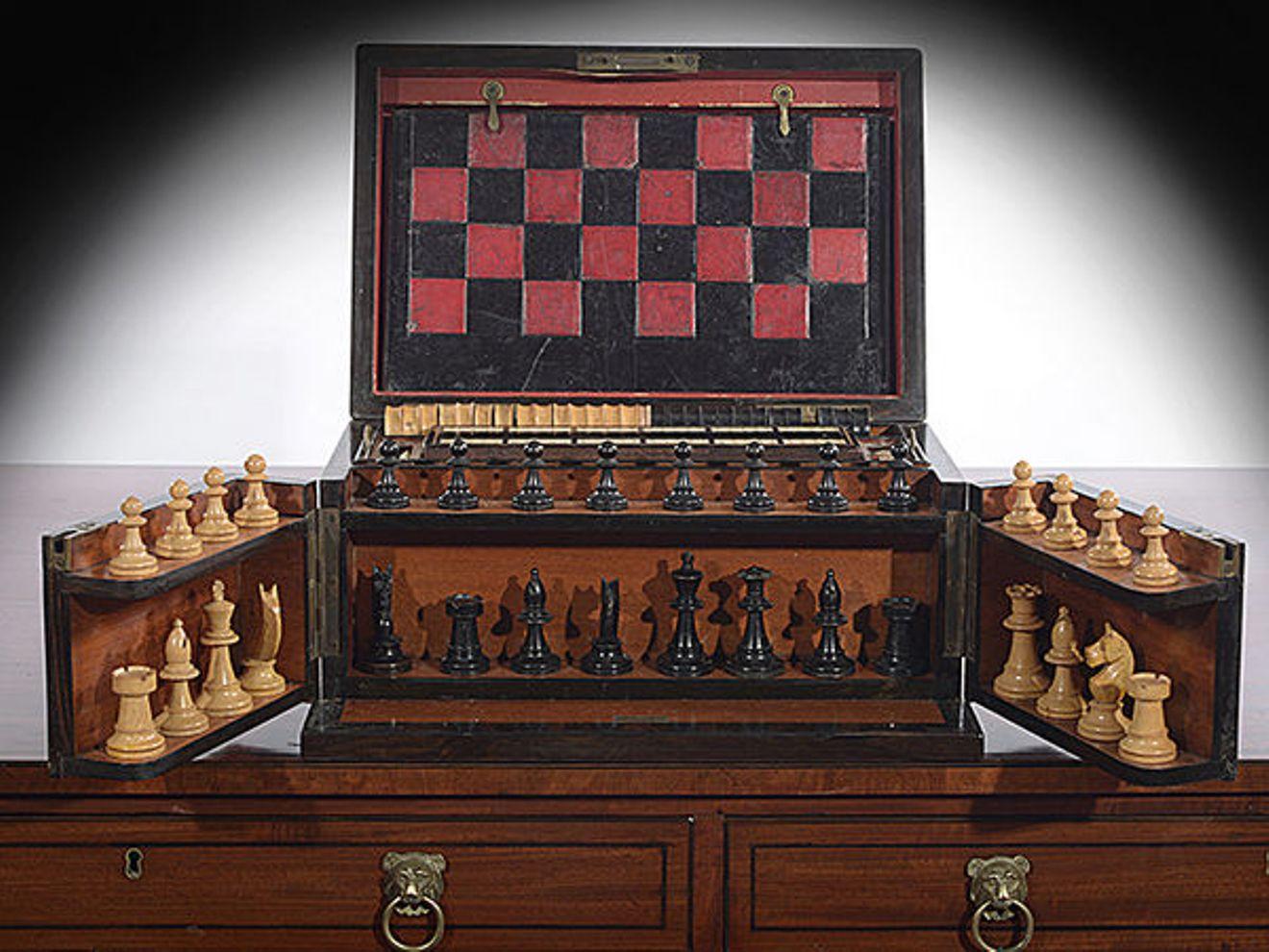 Late 19th Century Compendium in a Burr Yew Wood & Coromandel Box Cabinet 1