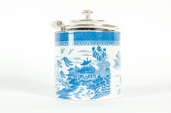 Secchio da ghiaccio coperto in porcellana Copeland della fine del XIX secolo