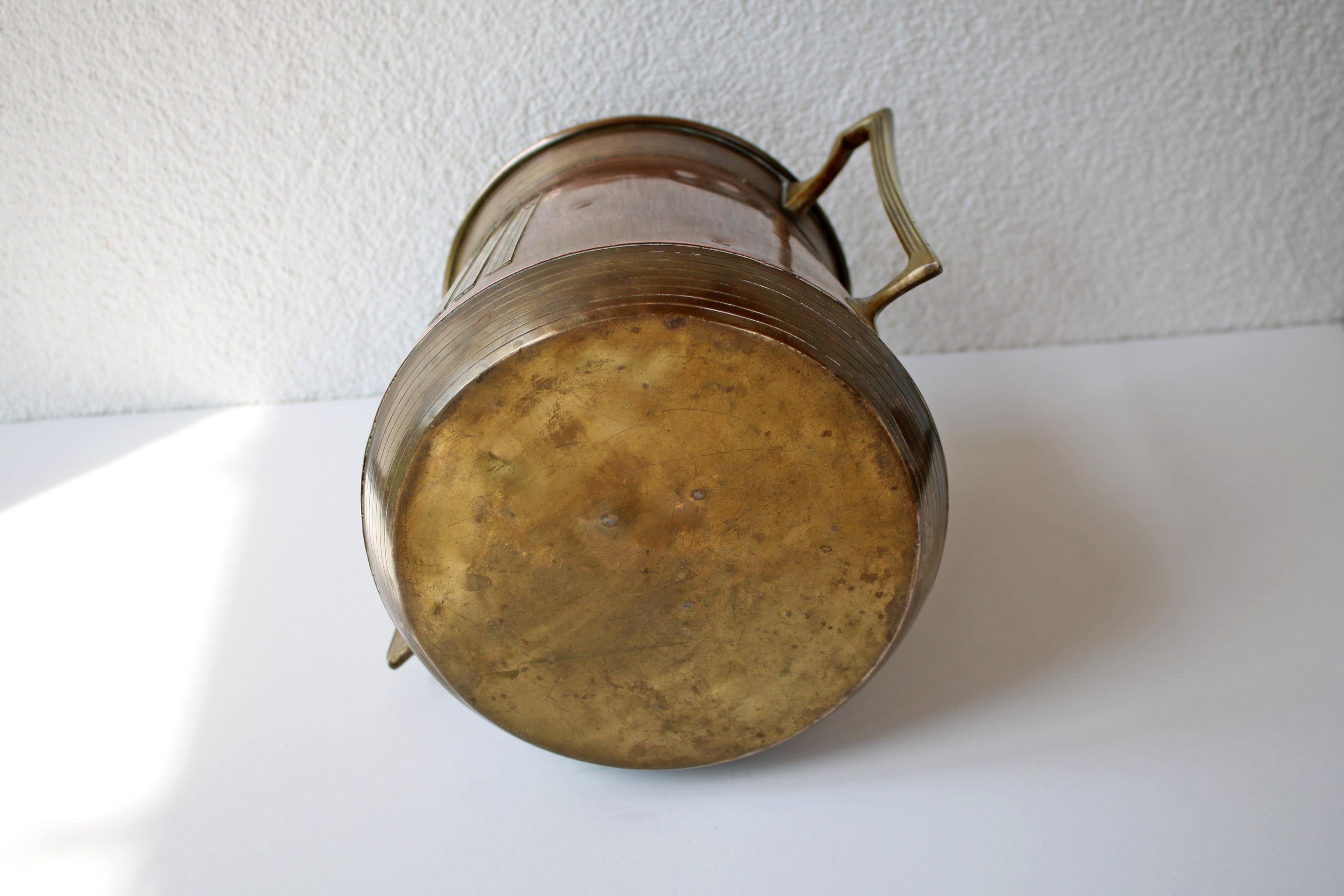 Late 19th Century Coper And Brass Planter For Sale 2