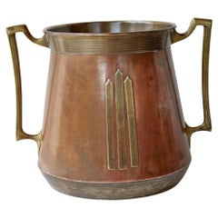 Late 19th Century Coper And Brass Planter