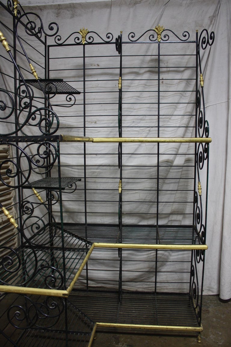 Late 19th Century Corner Baker Rack For Sale at 1stDibs