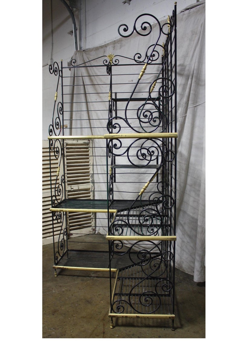 Late 19th Century Corner Baker Rack For Sale at 1stDibs