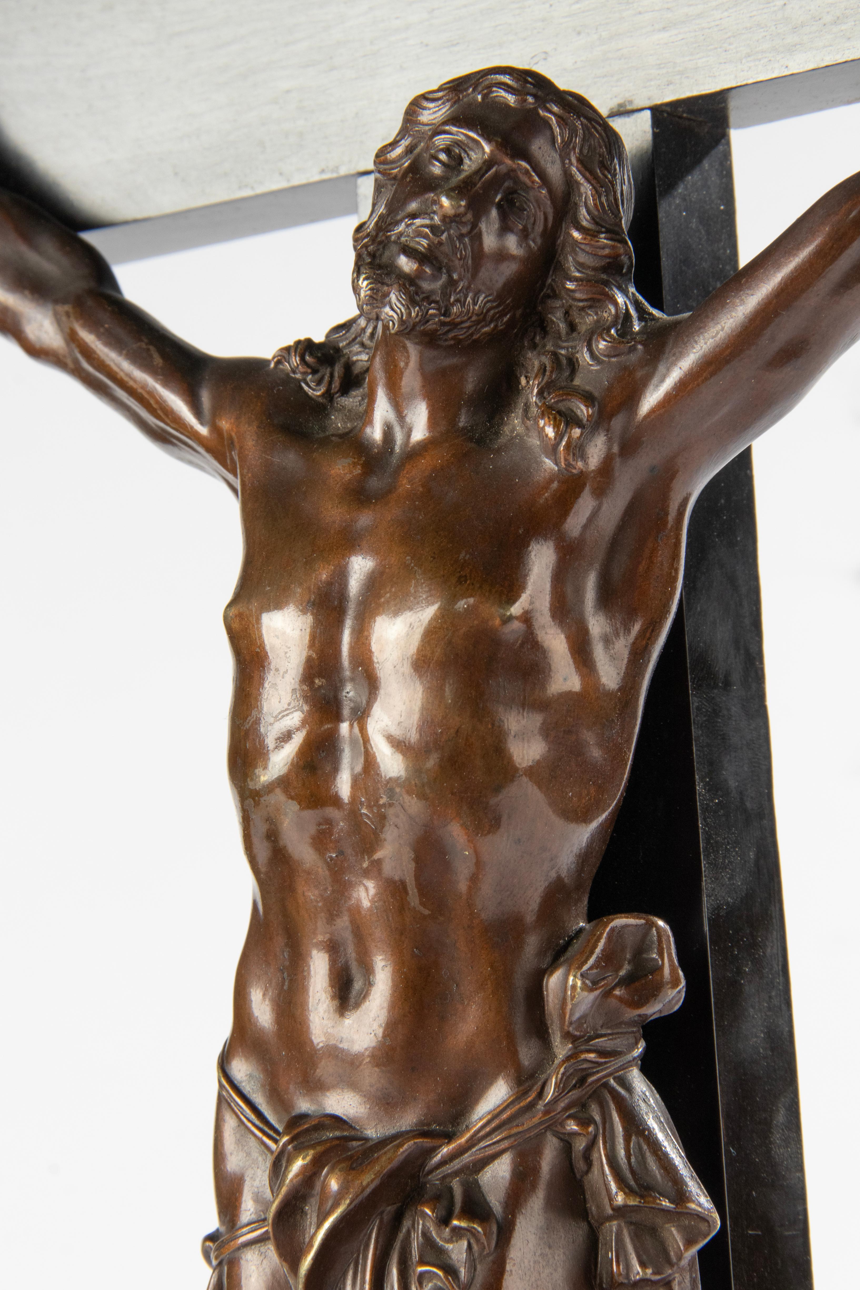 Late 19th Century Corpus Christi Crucifix Jesus Christ by Dèhir Frères For Sale 3