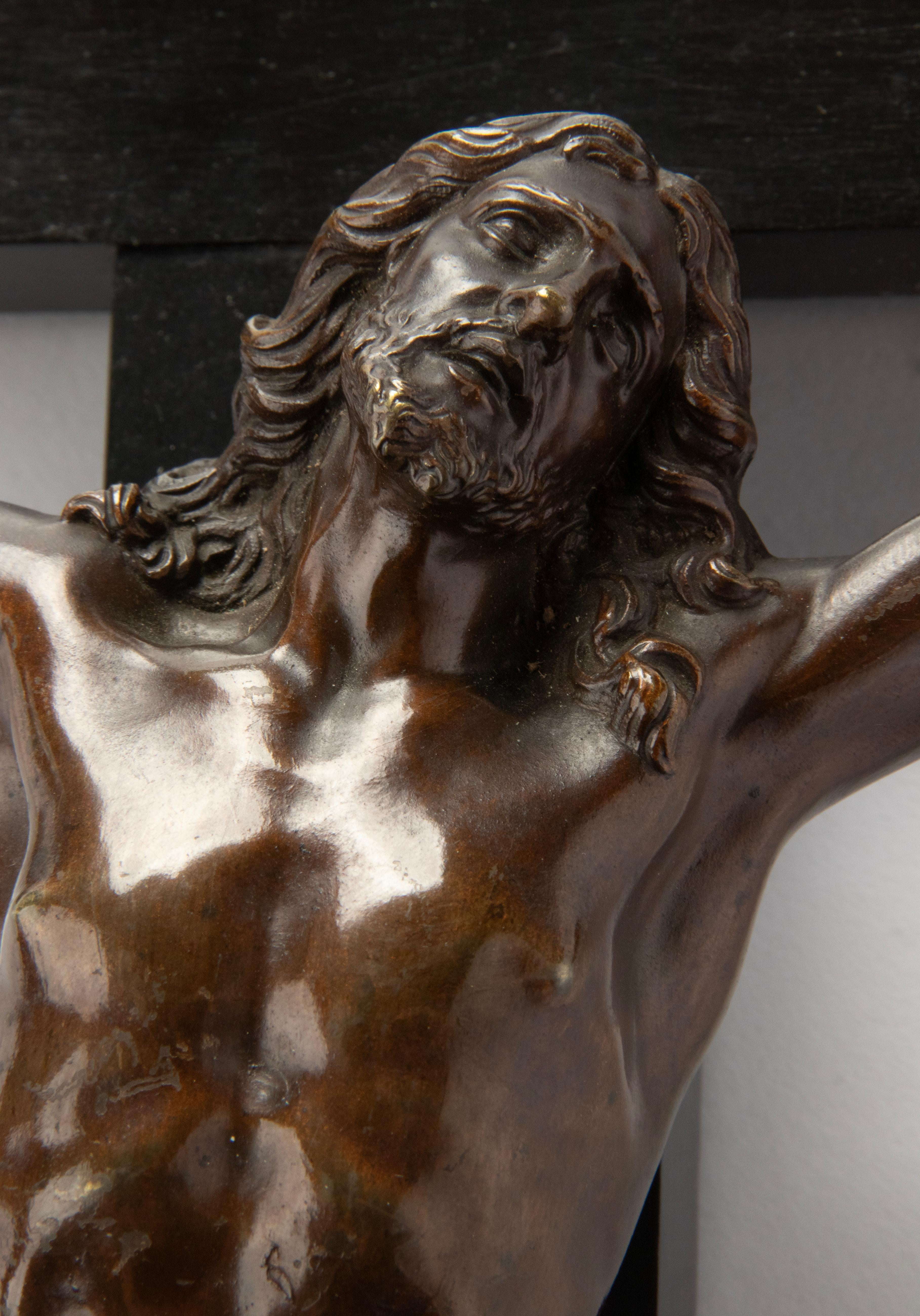 Late 19th Century Corpus Christi Crucifix Jesus Christ by Dèhir Frères For Sale 1
