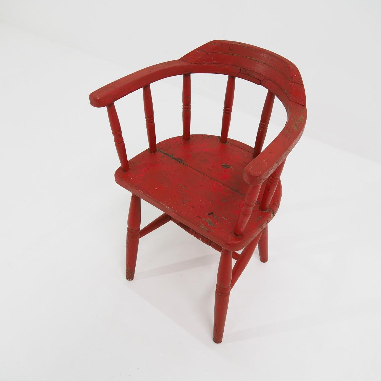 Wood Late 19th Century Country House Side Chair For Sale