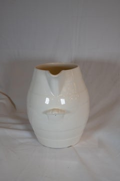 Late 19th Century  Creamware Pitcher