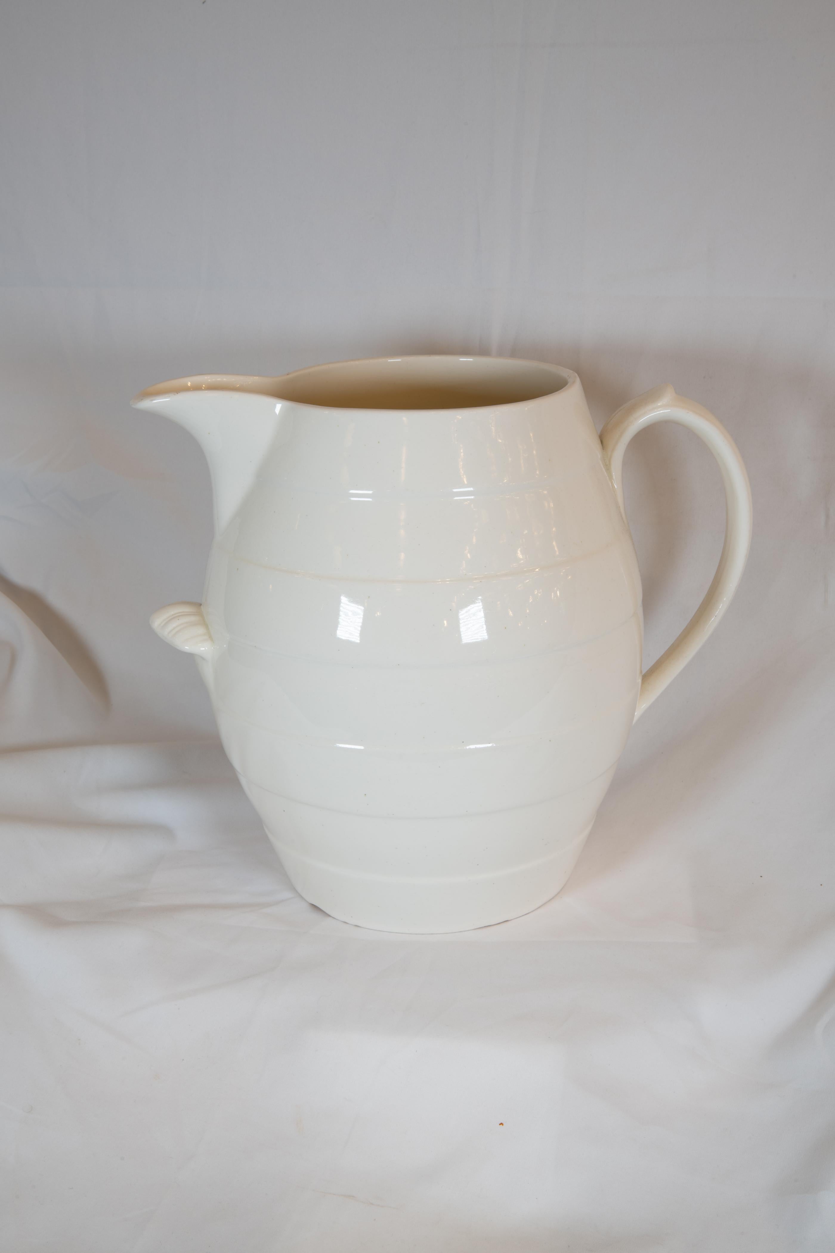 Fin du 19e siècle  Pichet Creamware Bon état - En vente à New York, NY