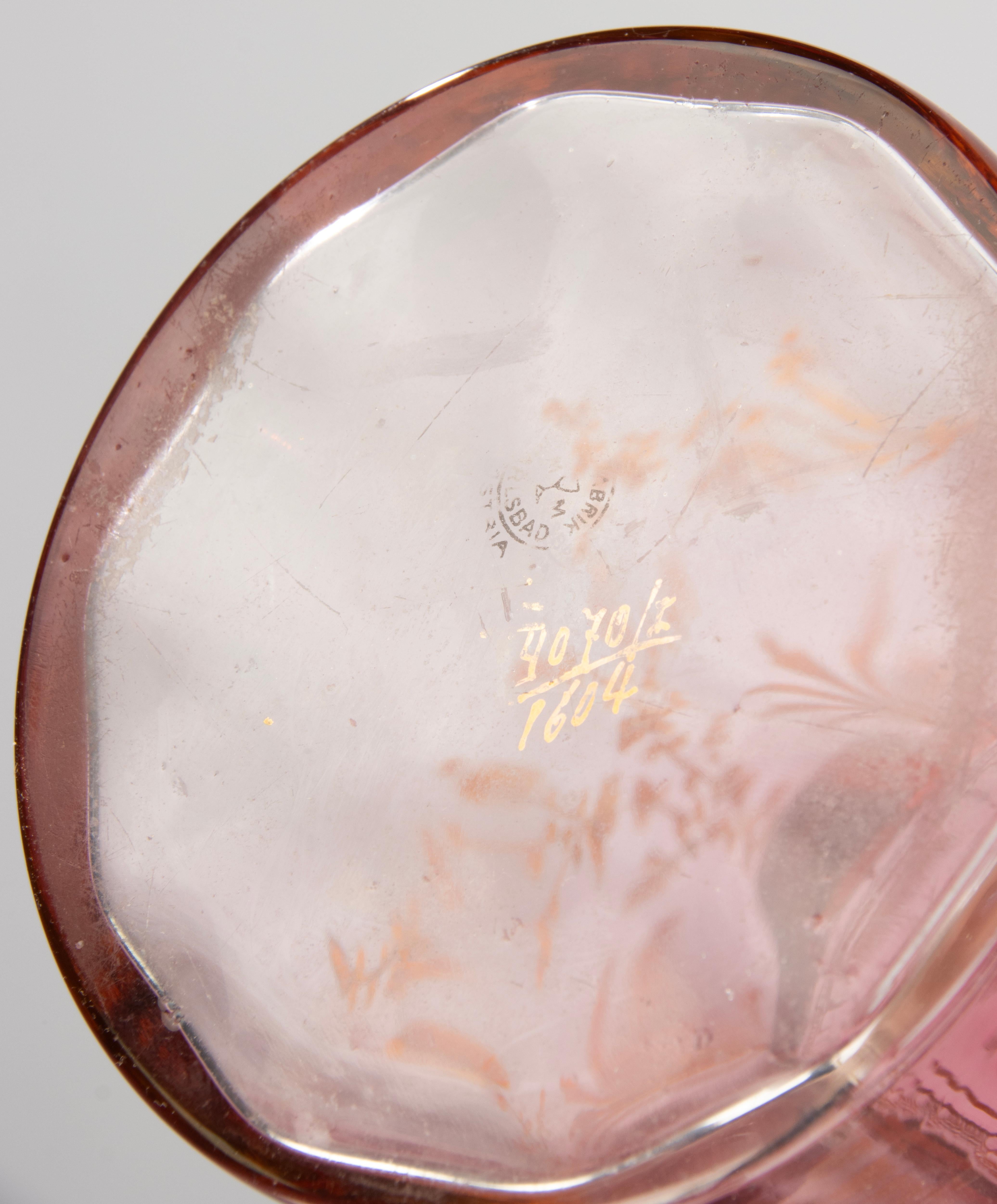 Late 19th Century Crystal Decanter - Moser For Sale 4