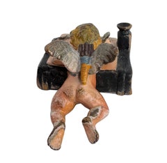 Late 19th Century Cupid Cherub Angel Figurine Austrian Vienna Bronze Miniature