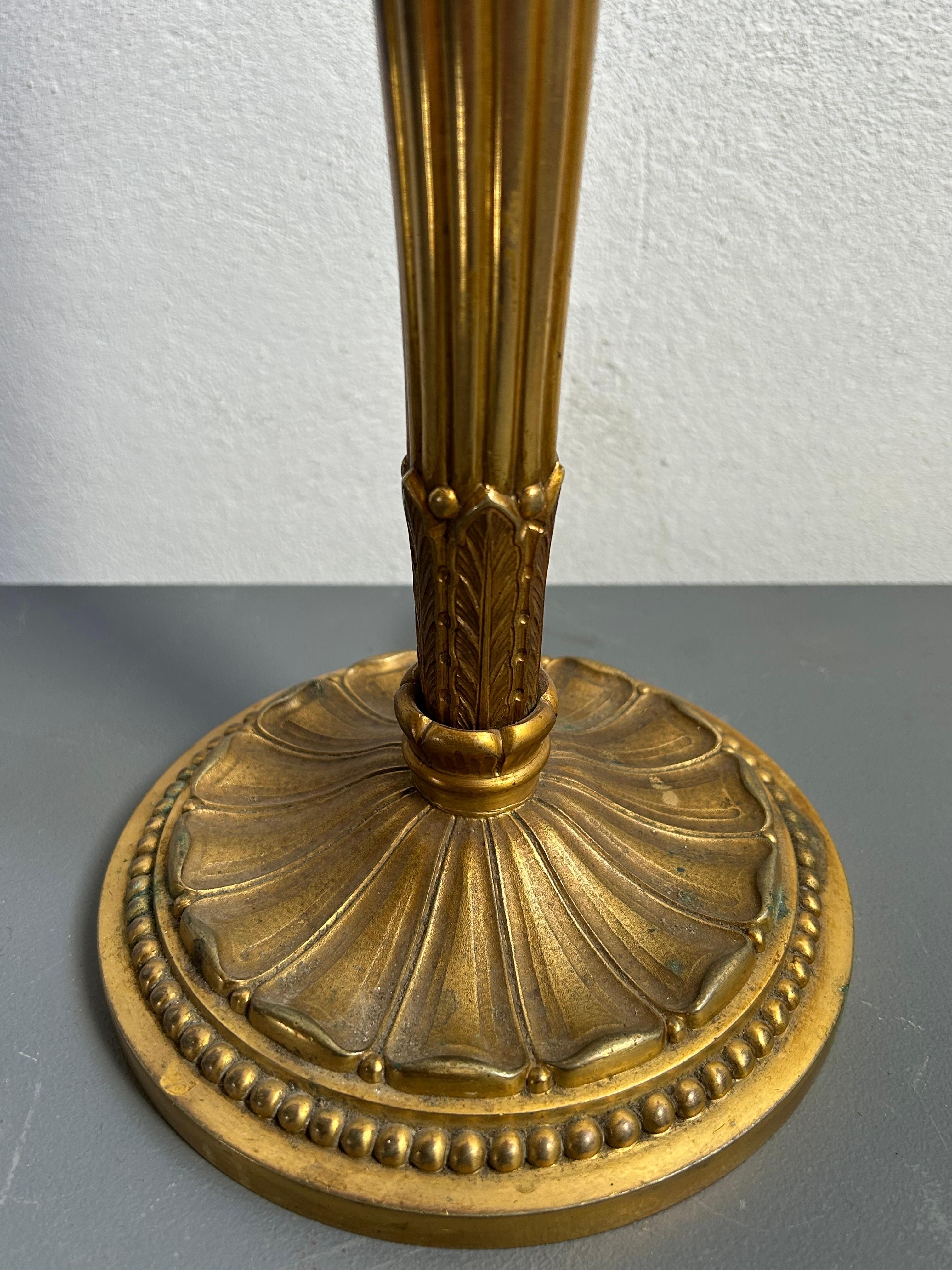 Moulage Lampe de table danoise en bronze de la fin du XIXe siècle dans le style Pompeii, Danemark, années 1880 en vente