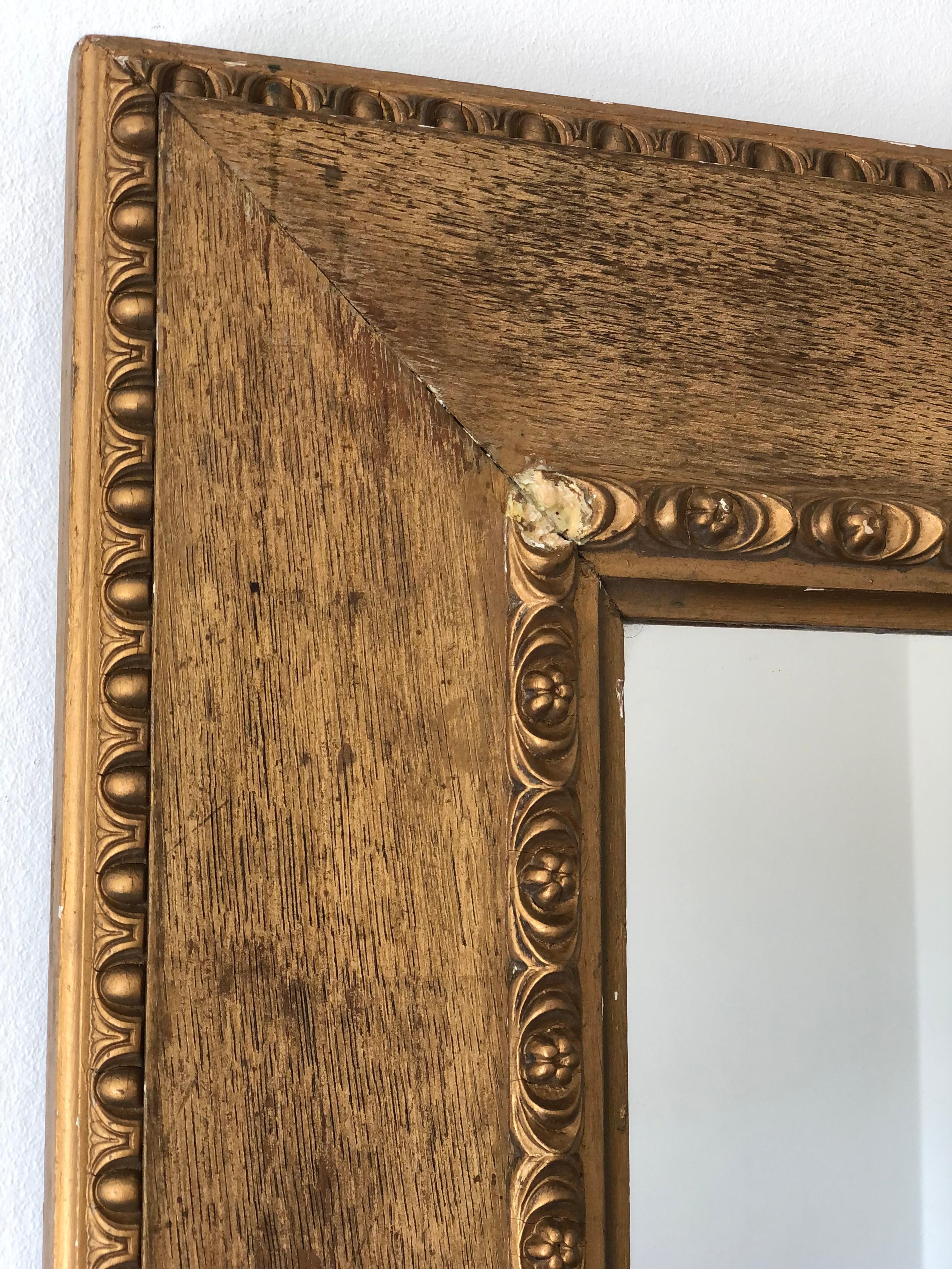 Late 19th Century Danish Giltwood Mirror by W. J. Mogensen Copenhagen For Sale 1